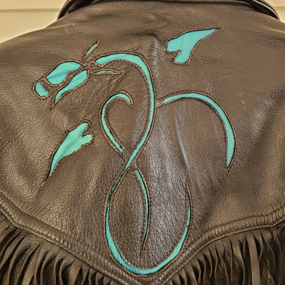 RARE VINTAGE - Custom leather jacket - Picture 11 of 13